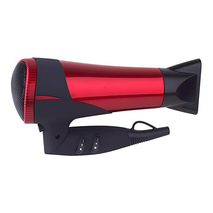 Hair Dryer with Diffuser and Nozzle Foldable Handle Powerful Adjustable