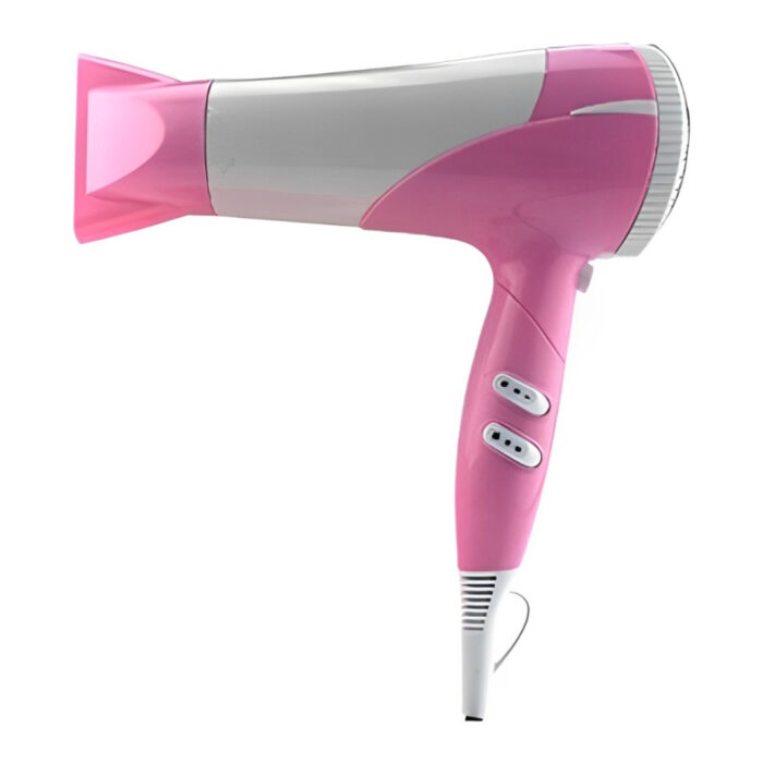 Hair Dryer with Diffuser and Nozzle Foldable Handle Powerful Adjustable