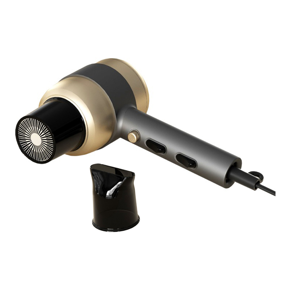 Hair Dryer with Magnetic Nozzle Professional Salon Fast Drying Quiet Ionic DR940022-3 Negative Ion Foldable Hair Fast Drying Electric Hair Dryer with Concentrator