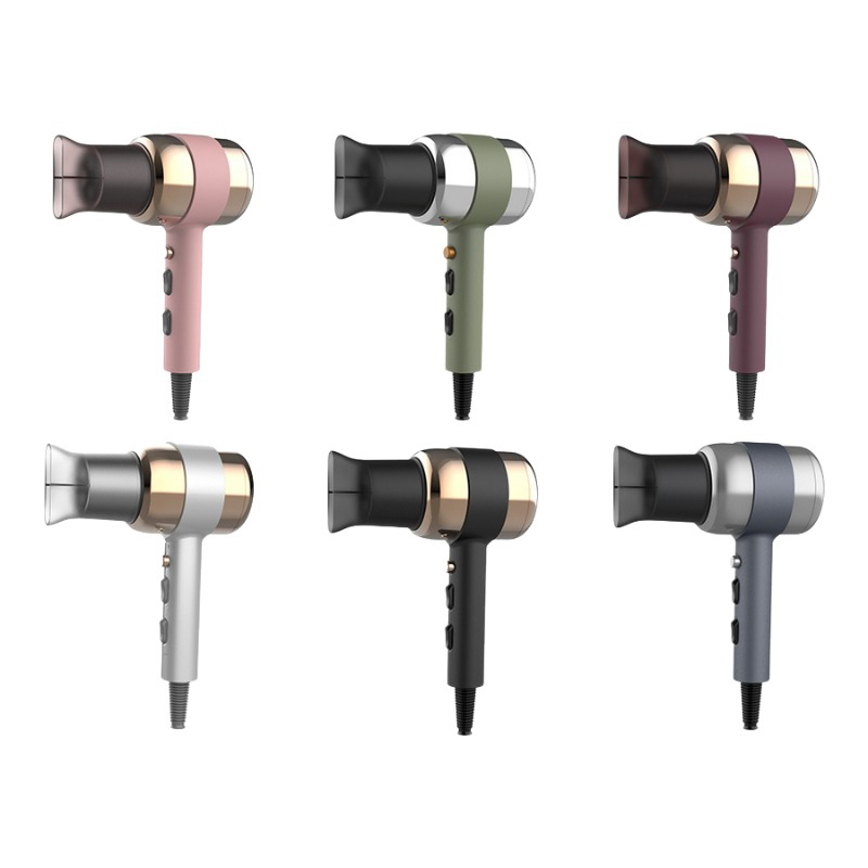 Hair Dryer with Magnetic Nozzle Professional Salon Fast Drying Quiet Ionic DR940022-4 Negative Ion Foldable Hair Fast Drying Electric Hair Dryer with Concentrator