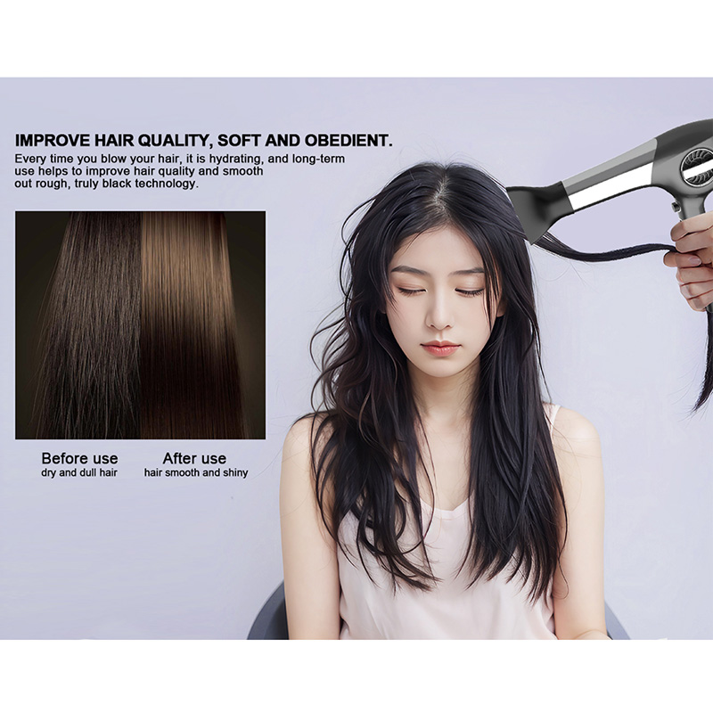 Negative Ionic Hair Dryer with BLDC High Speed Motor 110000 RPM DR940007-5 Negative Ion Foldable Hair Fast Drying Electric Hair Dryer with Concentrator