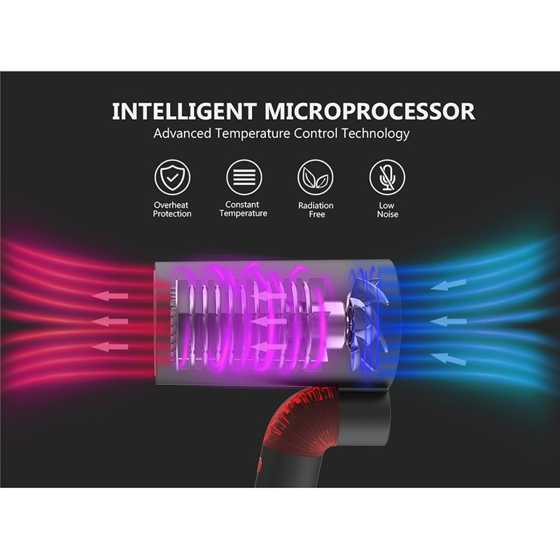 Professional Ionic Foldable Handle Hair Dryer With Magnetic Nozzle DR940013-9 Negative Ion Foldable Hair Fast Drying Electric Hair Dryer with Concentrator