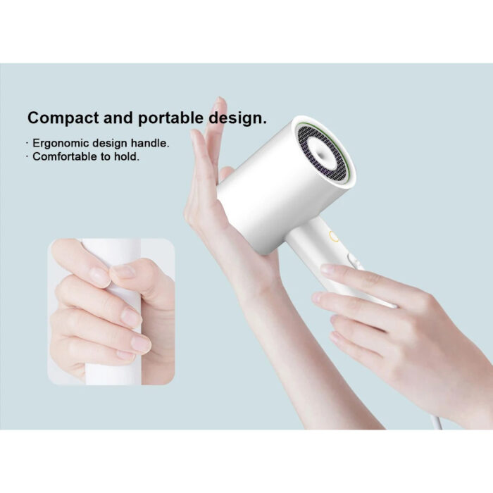 Professional Salon Hair Dryer with Concentrator 2 Heat & Speed Ionic Leafless Blow