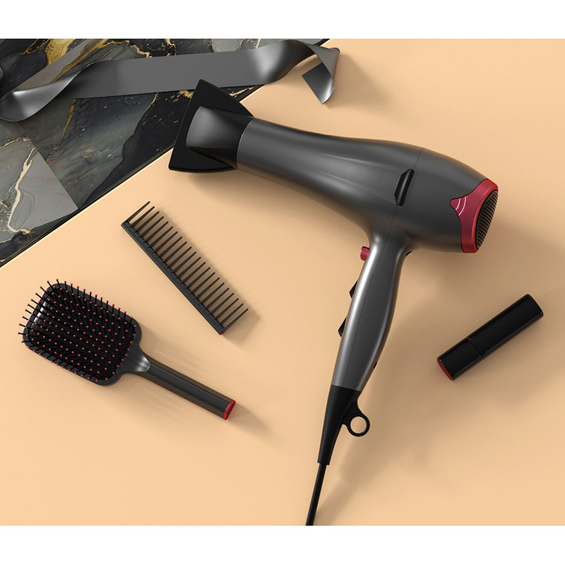 Professional Salon Hair Dryer with Concentrator 2200W Constant Temperature DR940014-8 Negative Ion Foldable Hair Fast Drying Electric Hair Dryer with Concentrator