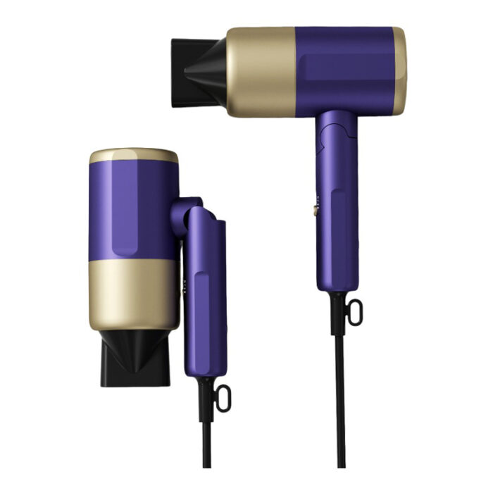 Travel Hair Blow Dryer Fast Drying Foldable Handle DC Motor Ionic