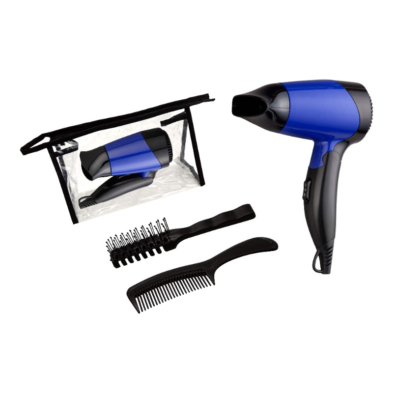 Travel Portable Foldable Blow Hair Dryer with Concentrator DC Motor DR940030-6 Negative Ion Foldable Hair Fast Drying Electric Hair Dryer with Concentrator