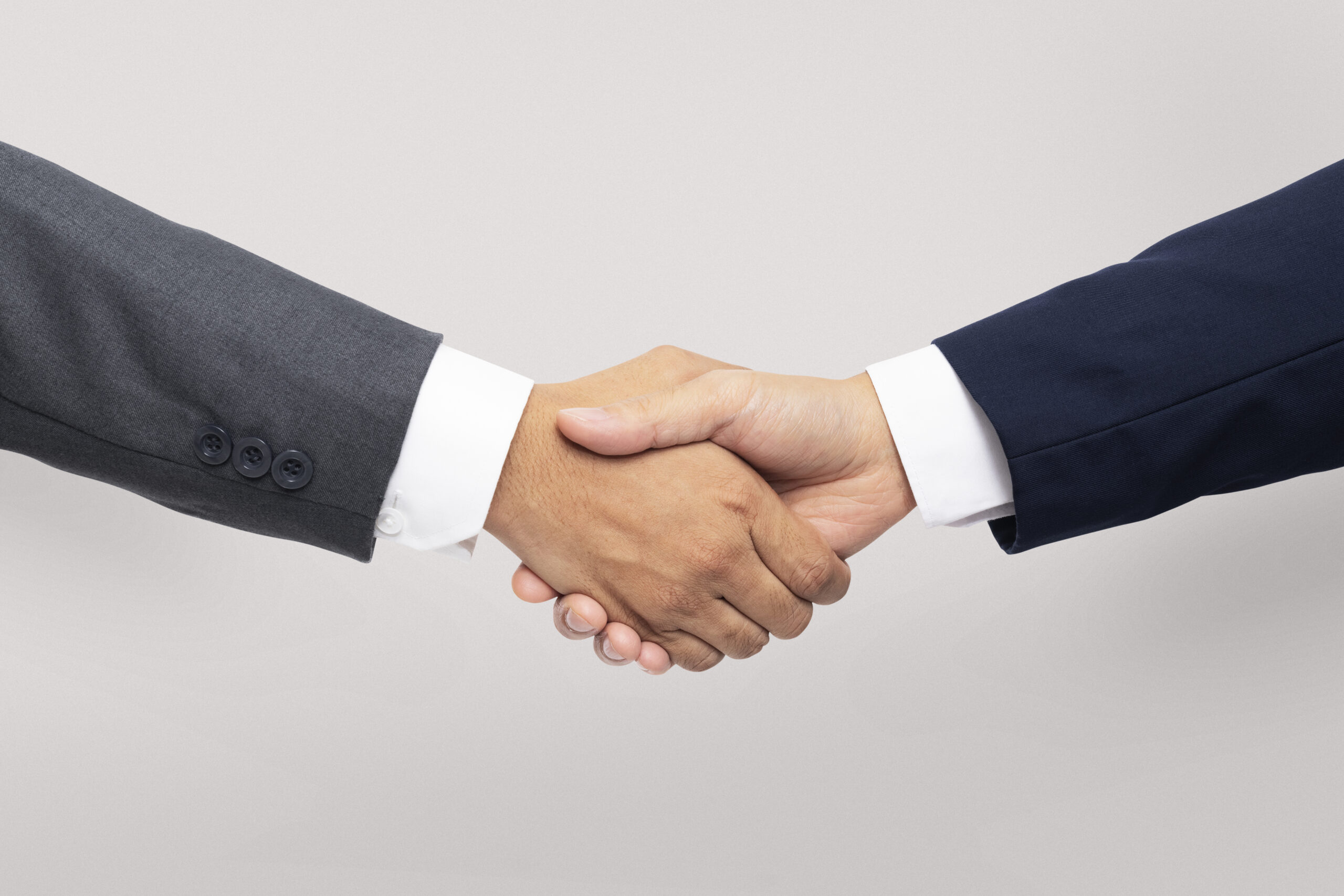 Business agreement handshake hand gesture infrared heating element