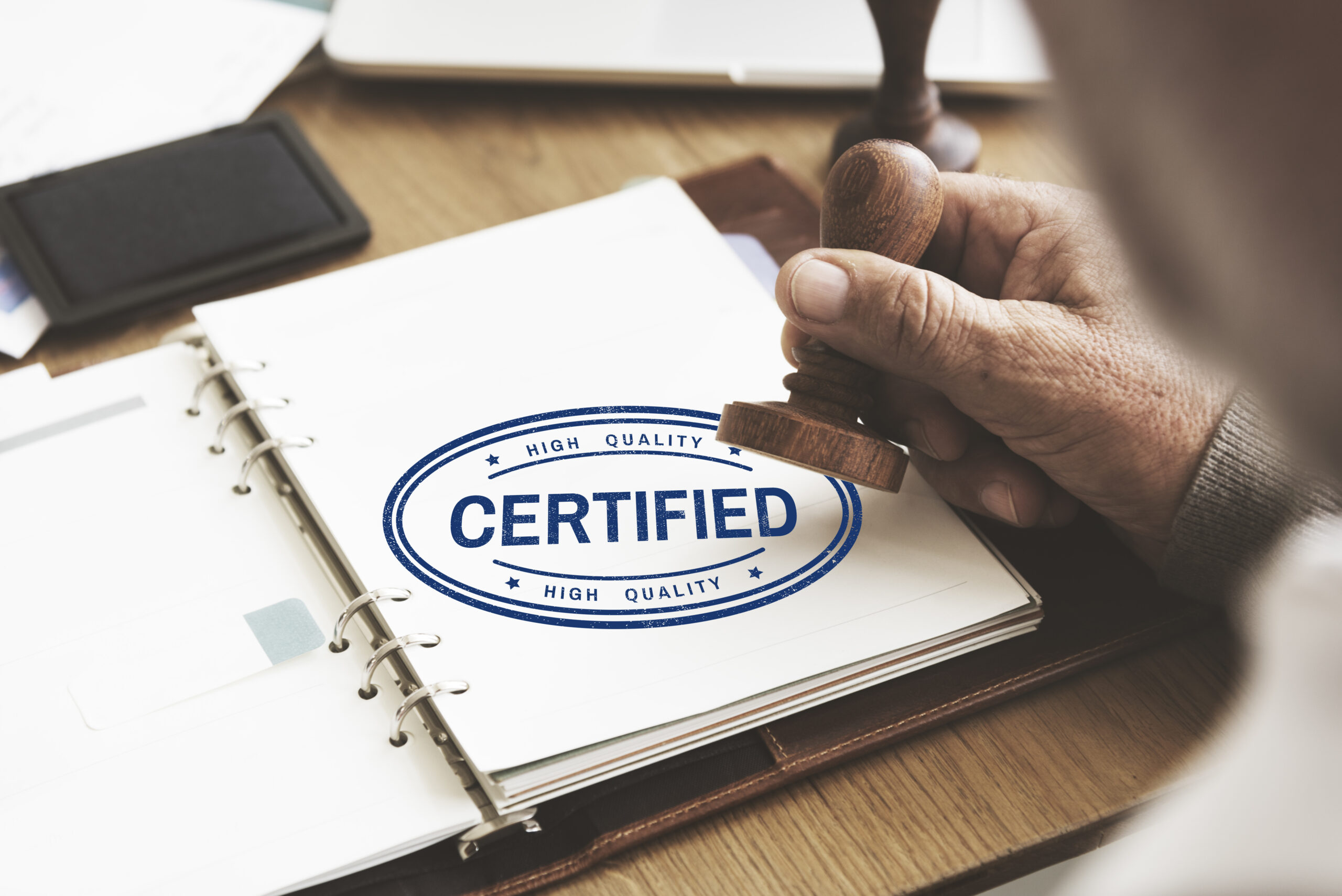 Certified Warranty Guarantee Insurance Assurance Concept Assemble the Motor and Impeller into the Bracket