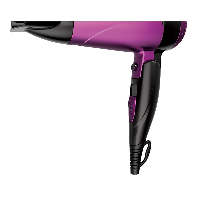 Portable Travel Hair Dryer with Foldable Handle 1600W DR940040-6 Negative Ion Foldable Hair Fast Drying Electric Hair Dryer with Concentrator
