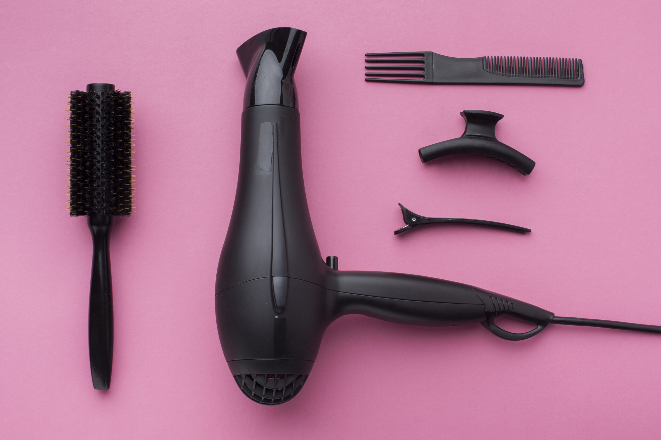 professional-hair-dryer-flat-lay infrared heating element