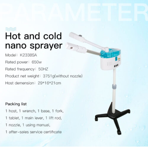 Custom Hot and Cold Deep Cleaning Beauty Professional Facial Steamer replenish