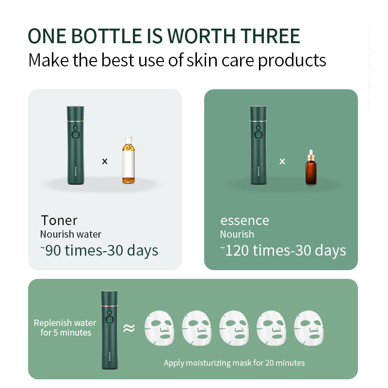 Nano Ionic Steamer for Facial Pores Sauna Skin Moisturizing Cleansing FS093011-08 Negative Ion Foldable Hair Fast Drying Electric Hair Dryer with Concentrator