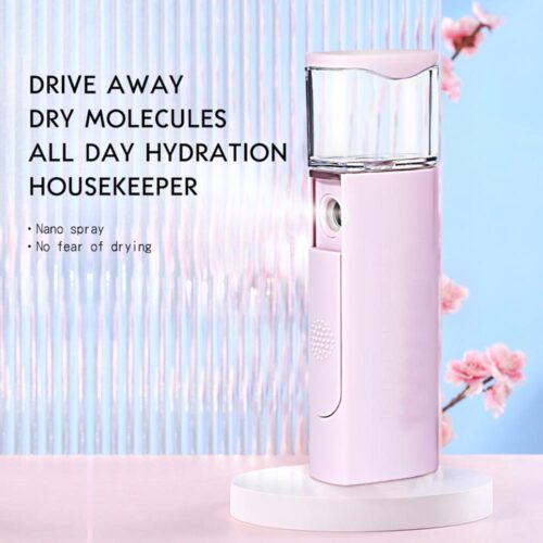 Custom Rechargeable Mist Nano Facial Sprayer Portable Facial Beauty Care dehydration