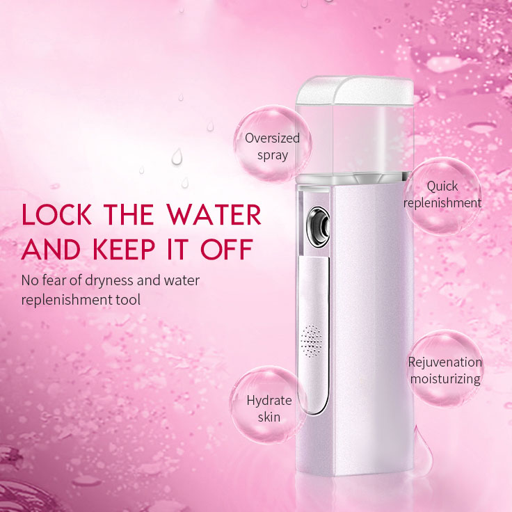 Portable Nano Facial Steamer Nebulizer Skin Care Wholesale Mist Spray Vaporizer FS093023-07 Negative Ion Foldable Hair Fast Drying Electric Hair Dryer with Concentrator