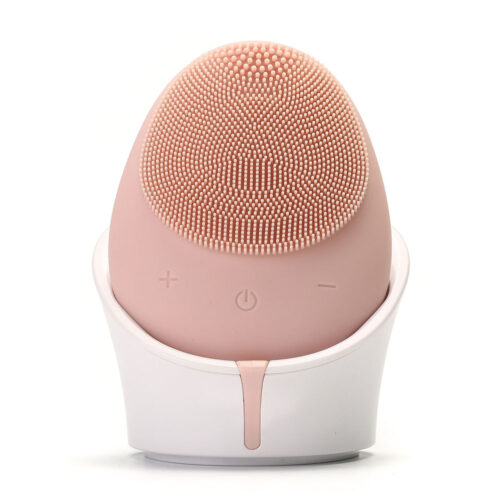Silicone Brushes Vibrating Massager Skin Care Scrubber Makeup Facial Cleansing wholesale
