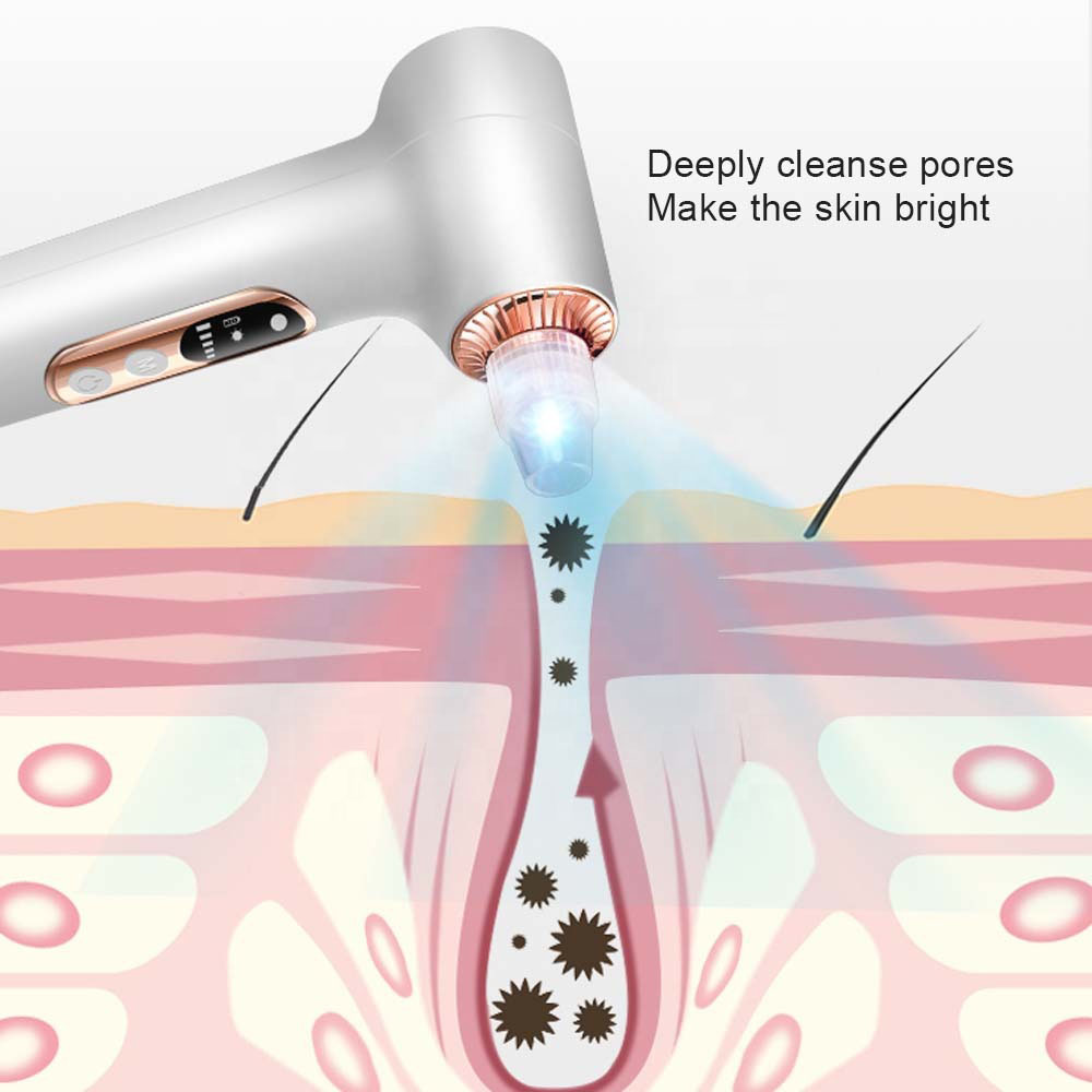 Facial Cleansing Vibration Massage Mask Skin Pore Vacuum Blackhead Remover CB092005-09 Negative Ion Foldable Hair Fast Drying Electric Hair Dryer with Concentrator